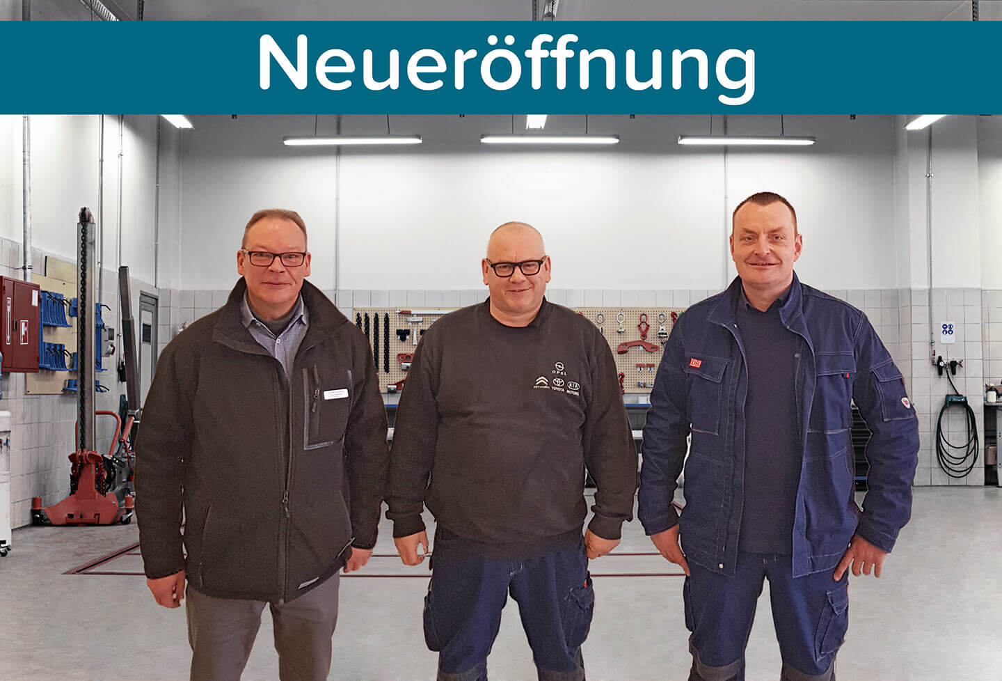 Mitarbeiter in der DB Autohaus Werkstatt in Bad Salzuflen