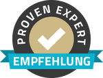 Zertifikat Proven Expert Top Empfehlung